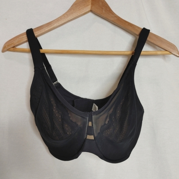 Reggiseno Spanx Bra-llelujah 30061R Pizzo Fantasia | Copertura Totale Ferretto 38C Nero